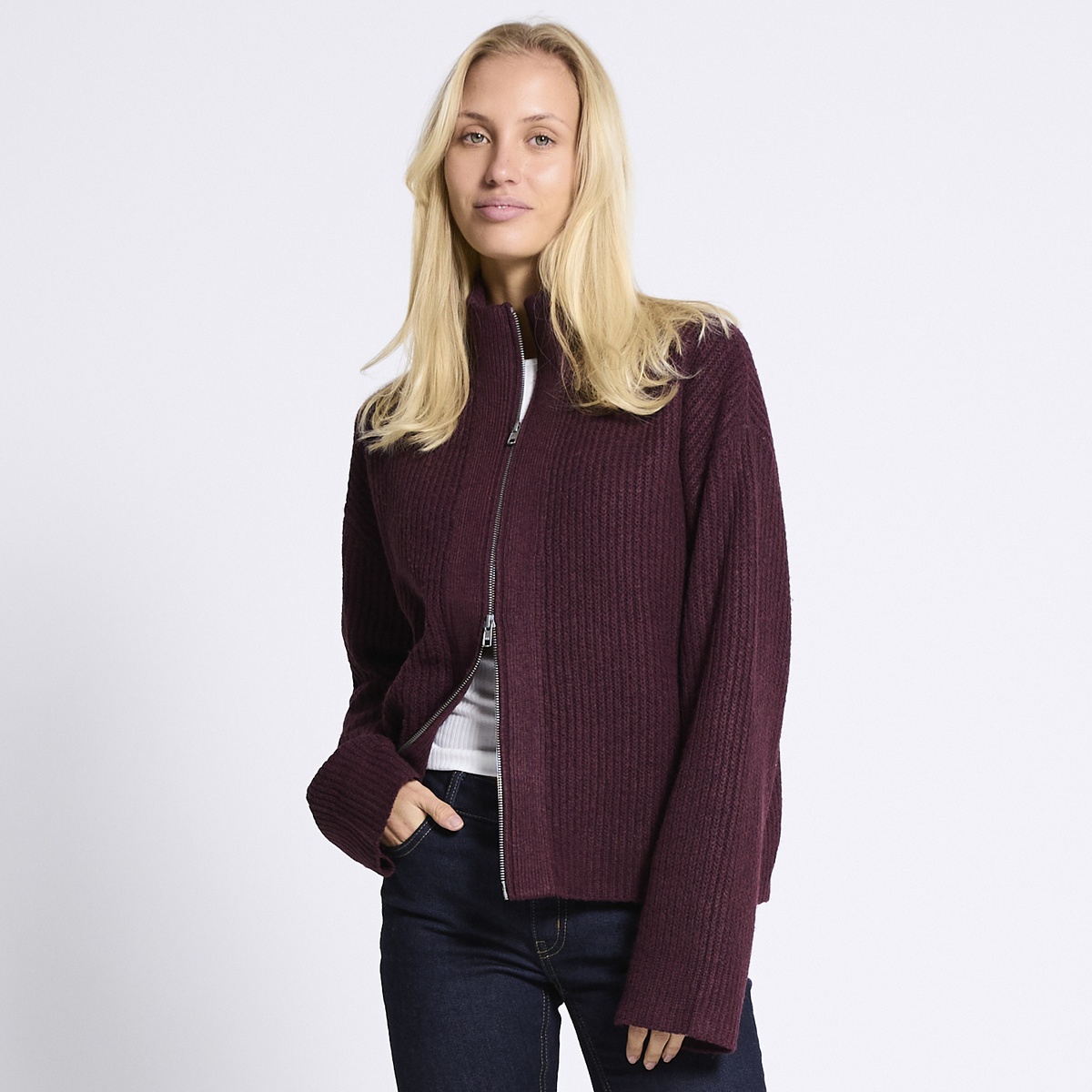 Zip Cardigan