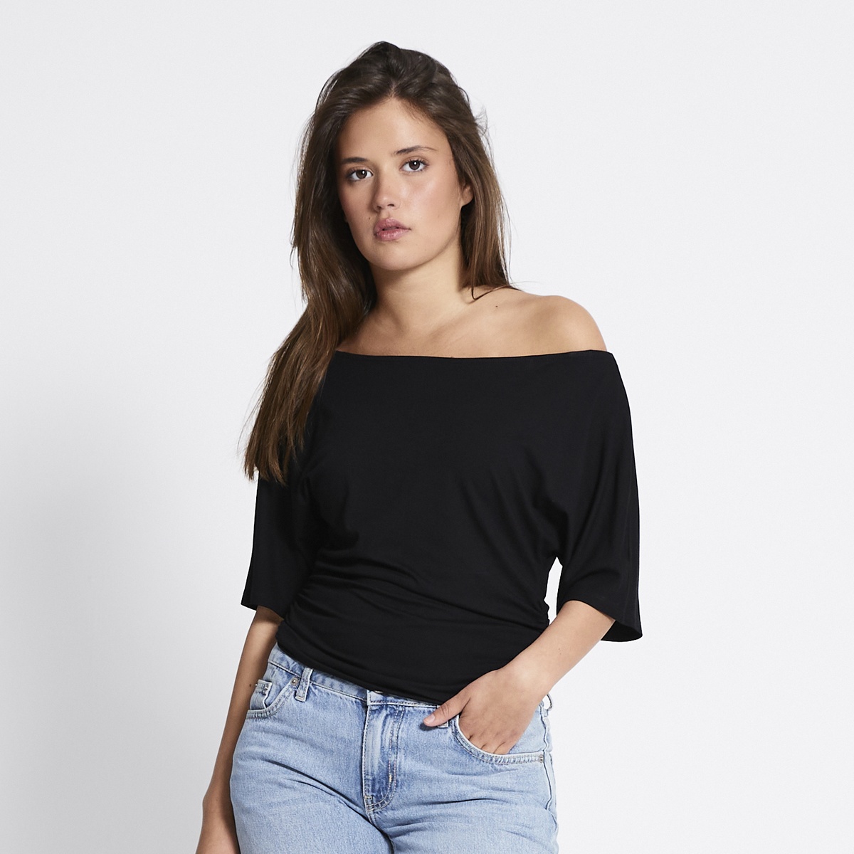 Off-shoulder Ida Top