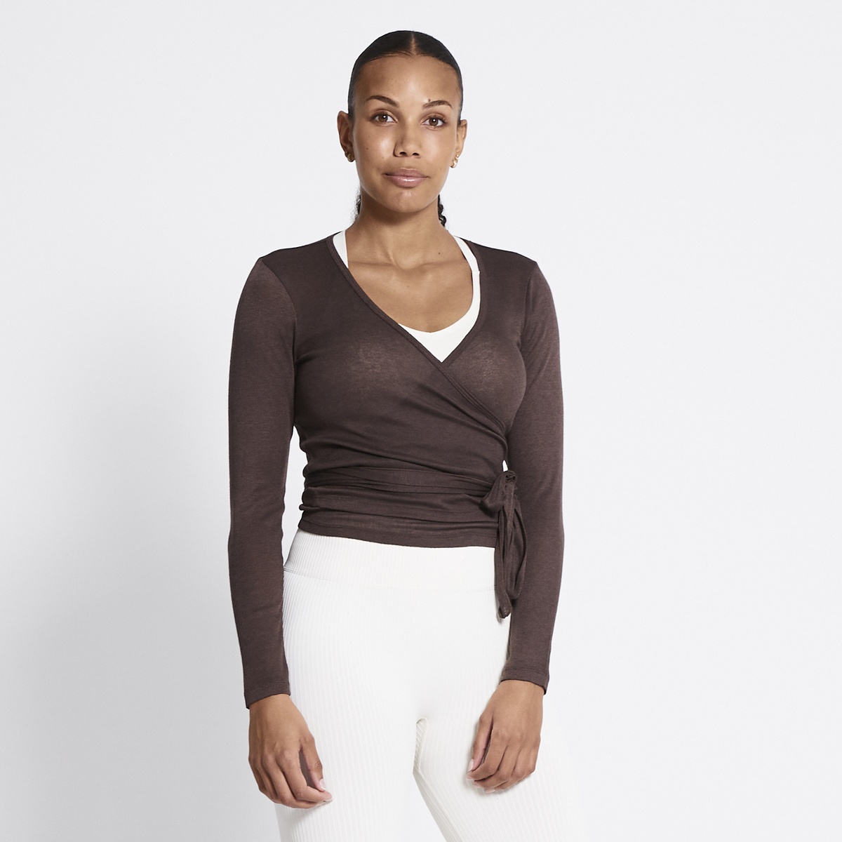 Pilates wrap top