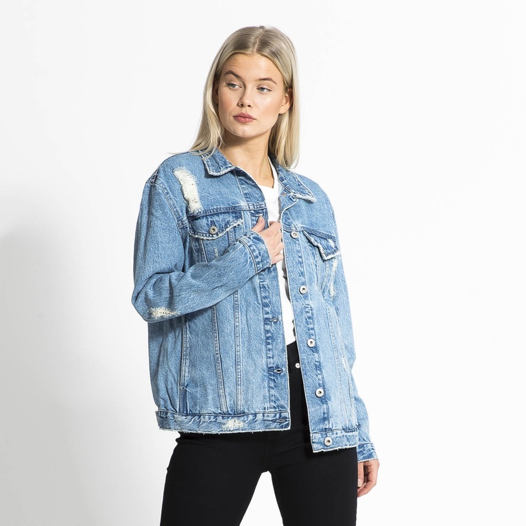 Denimjakke "Borrow" Denimjakke "Borrow"