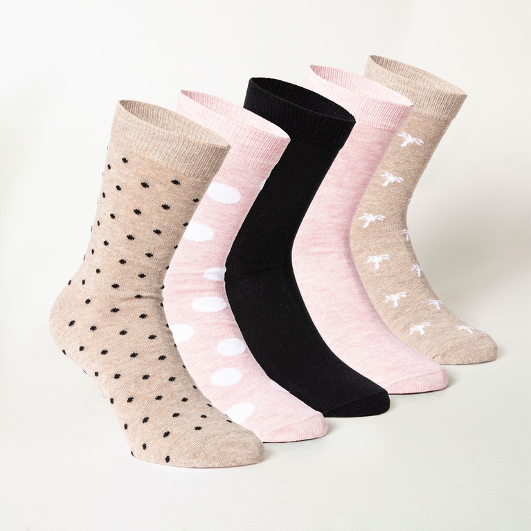 Sokker "Coloured socks 5-pack"