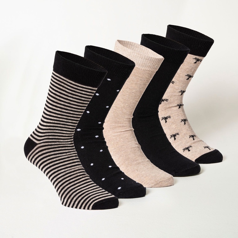 Sokker "Coloured socks 5-pack"