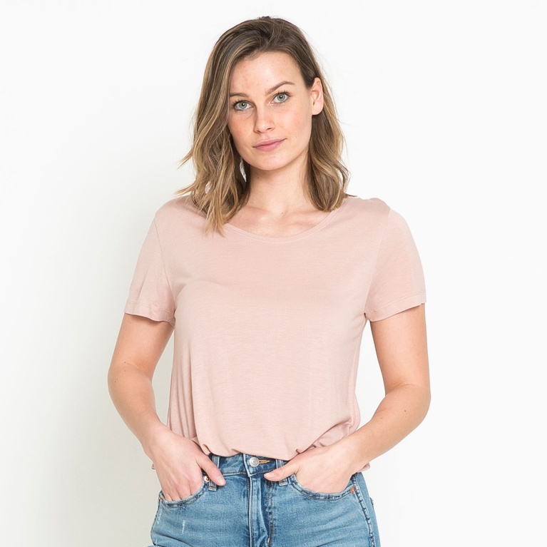 Viskostopp U-neck "Nilla" Viskostopp U-neck "Nilla"