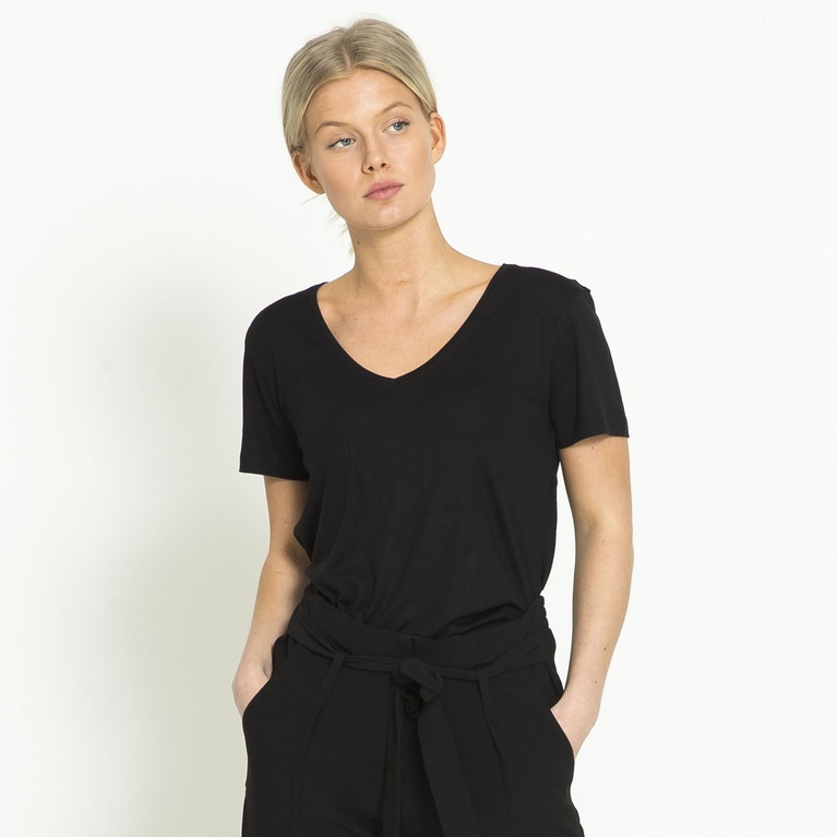 Viskostopp V-neck "Inga" Viskostopp V-neck "Inga"