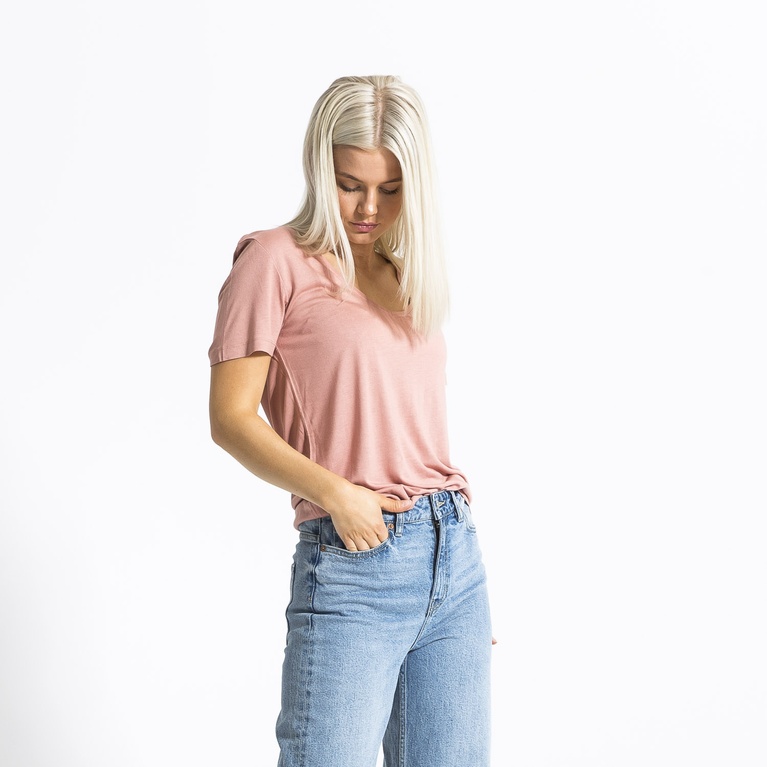 Viskostopp V-neck "Inga" Viskostopp V-neck "Inga"
