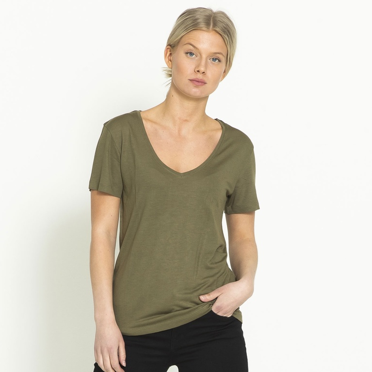 Viskostopp V-neck "Inga" Viskostopp V-neck "Inga"