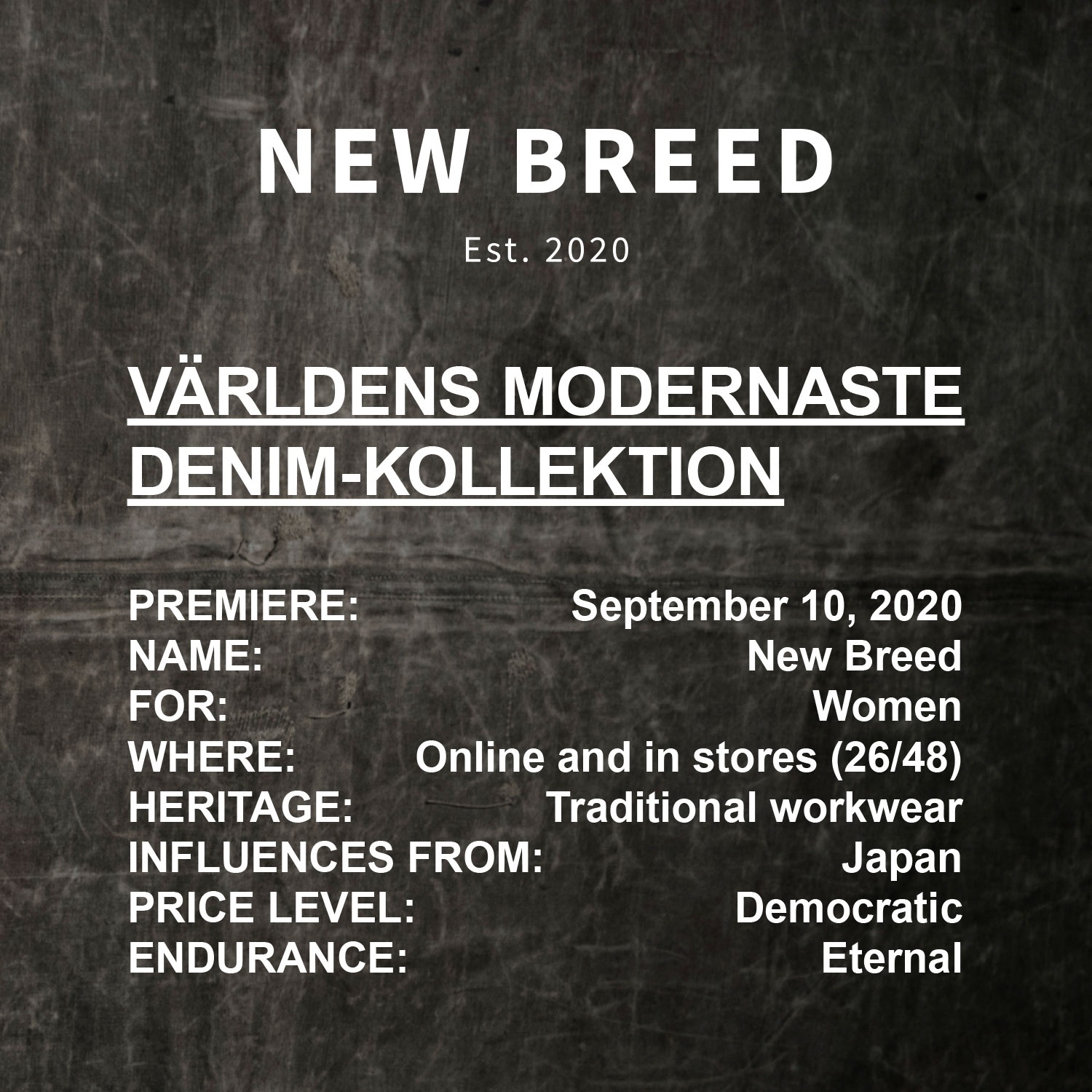 Lager 157 New breed ny denim kollektion