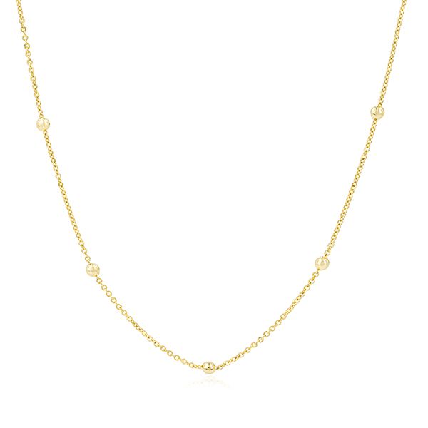 Beaded Satellite Chain Necklace 