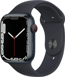 Apple Watch Series 7 GPS + Cellular, 45mm Midnight Aluminium