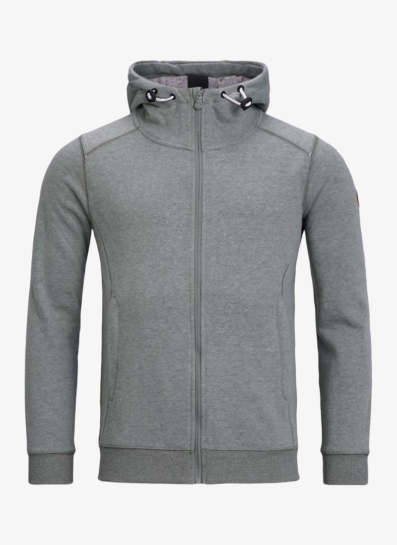 pelle pelle zip hoodie