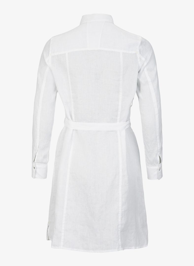 W Linen Flare Long Shirt W Linen Flare Long Shirt