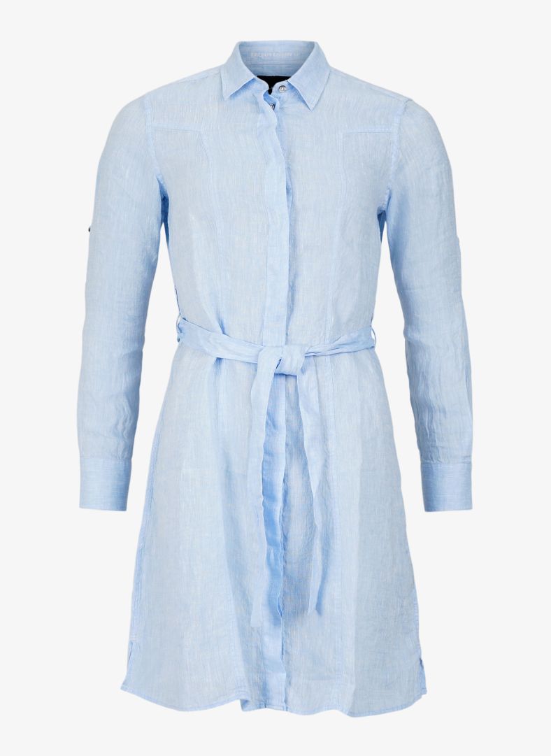 W Linen Flare Long Shirt W Linen Flare Long Shirt