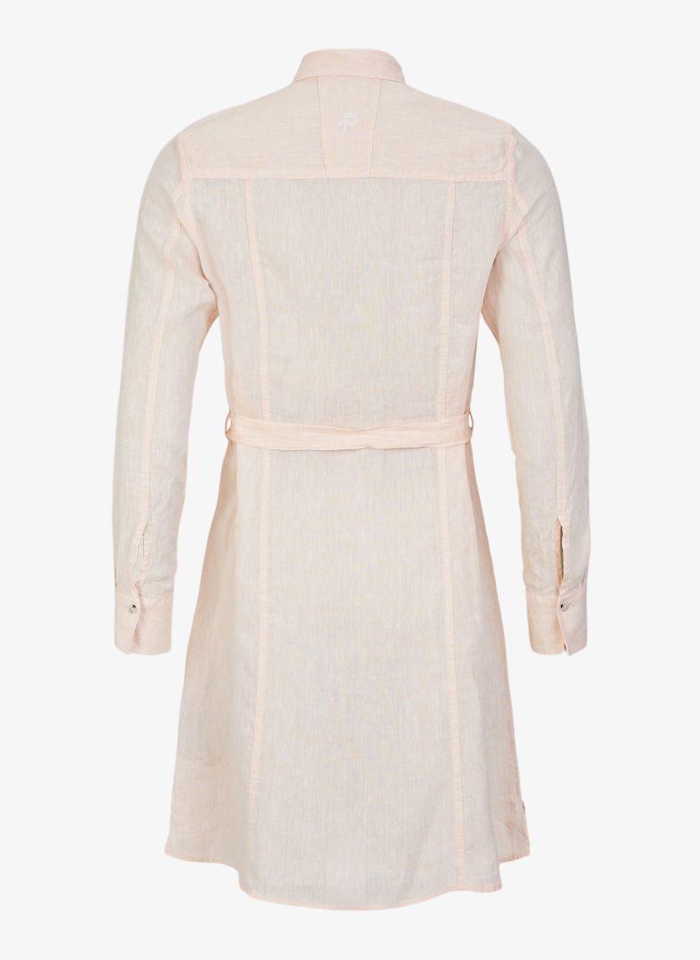W Linen Flare Long Shirt W Linen Flare Long Shirt