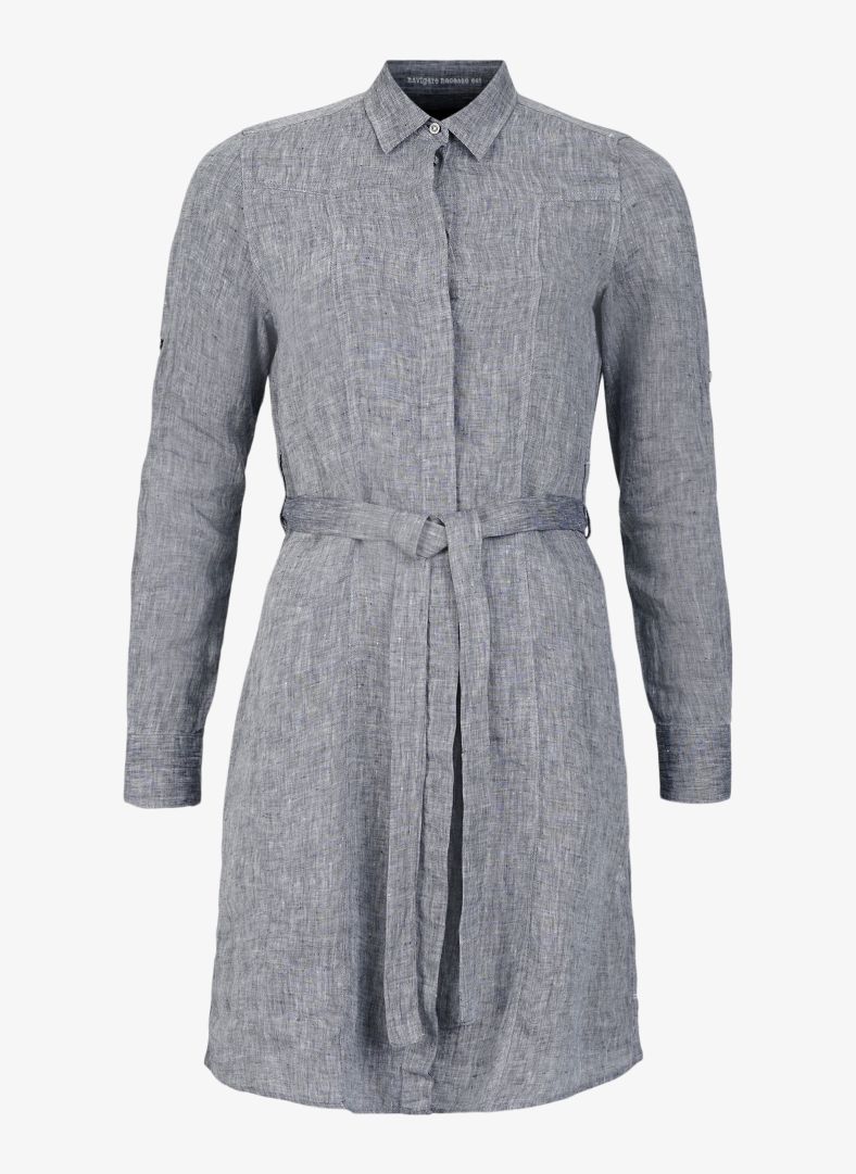 W Linen Flare Long Shirt W Linen Flare Long Shirt