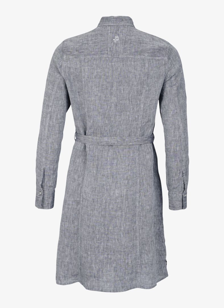 W Linen Flare Long Shirt W Linen Flare Long Shirt