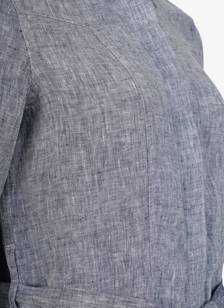 W Linen Flare Long Shirt W Linen Flare Long Shirt