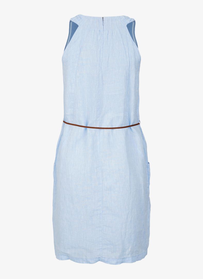 W Linen Pleated Dress W Linen Pleated Dress
