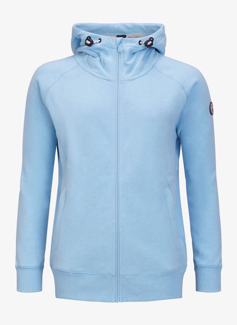 pelle pelle zip hoodie