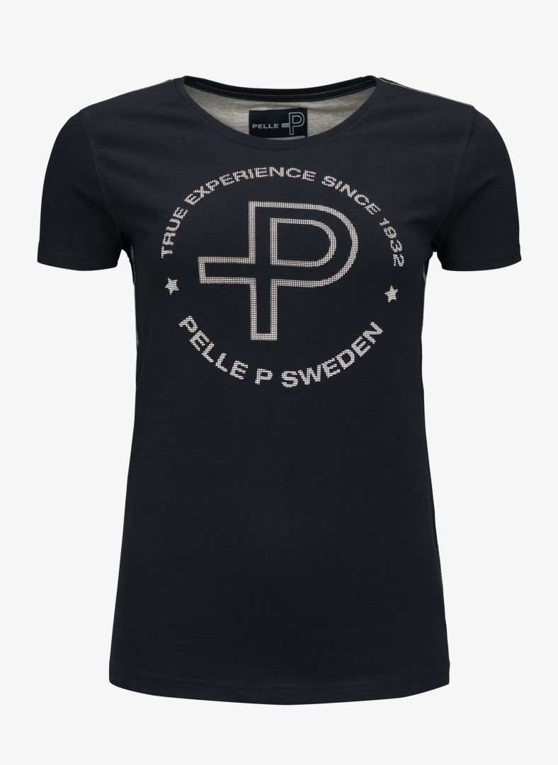 W T-shirt Circle Print W T-shirt Circle Print