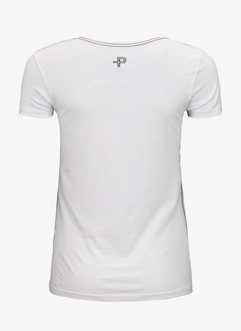 W T-shirt Circle Print W T-shirt Circle Print