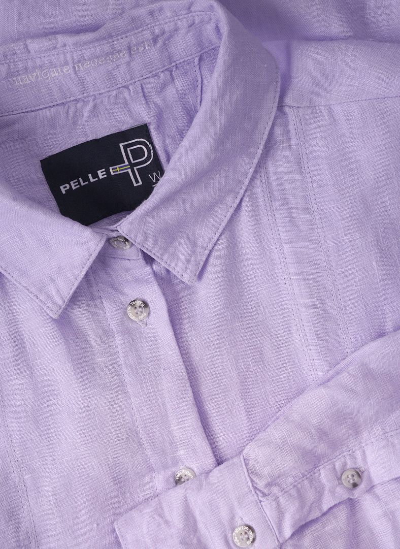 W Linen Pleat Shirt Dress W Linen Pleat Shirt Dress