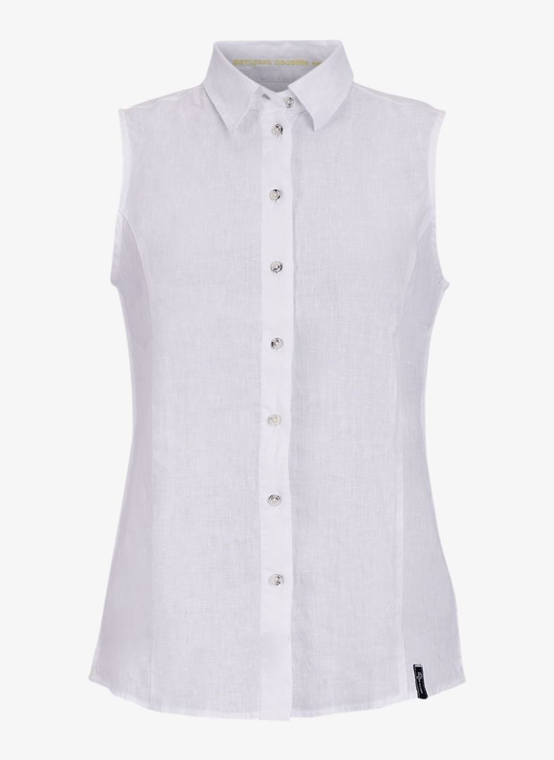 W Linen Sleeveless Shirt W Linen Sleeveless Shirt