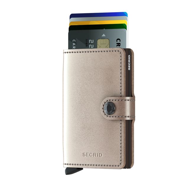 Secrid Miniwallet Metallic liten plånbok