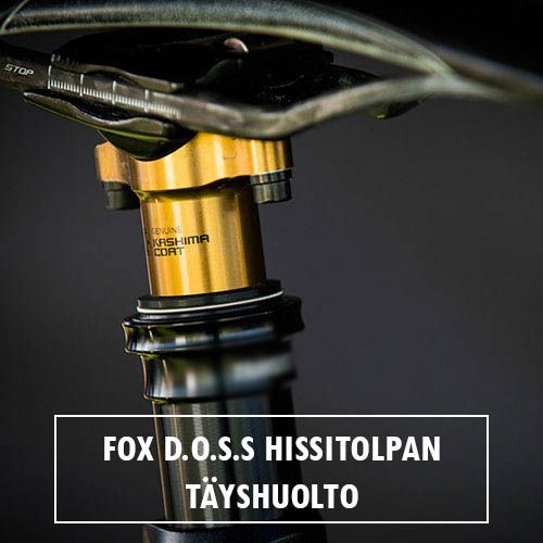 Fox D.O.S.S hissitolpan täyshuolto Fox D.O.S.S hissitolpan täyshuolto