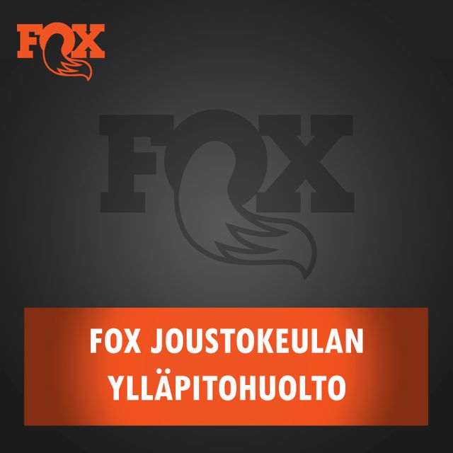 Fox joustokeulan ylläpitohuolto Fox joustokeulan ylläpitohuolto