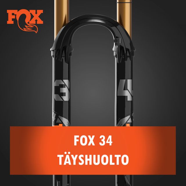 Fox 34 joustokeulan täyshuolto Fox 34 joustokeulan täyshuolto