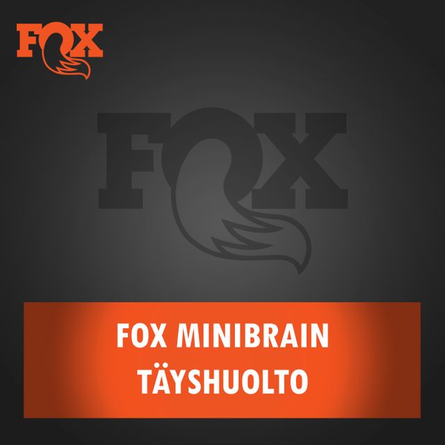 Fox Minibrain iskunvaimentimen täyshuolto Fox Minibrain iskunvaimentimen täyshuolto