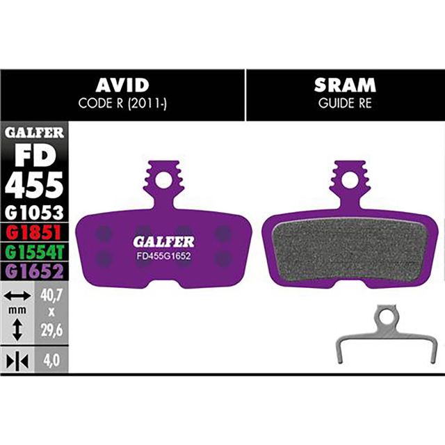 Galfer E-bike Jarrupalat Avid Sram Code R 2011 / Guide Galfer E-bike Jarrupalat Avid Sram Code R 2011 / Guide