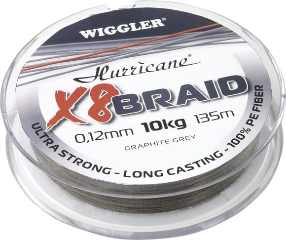 Hurricane X8 braid grey Hurricane X8 braid grey