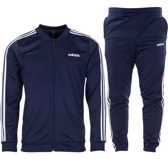 Track suit Back 2 Basic 3-Stripes - blå Track suit Back 2 Basic 3-Stripes - blå