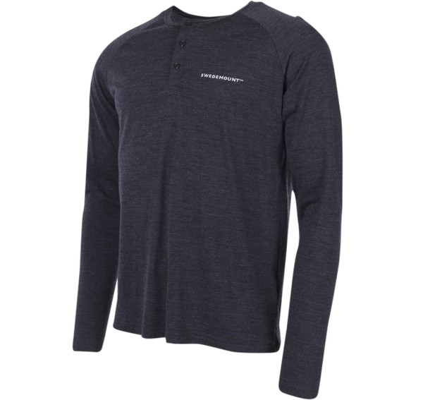 Himalaya Merino Henley L/S Sr Himalaya Merino Henley L/S Sr