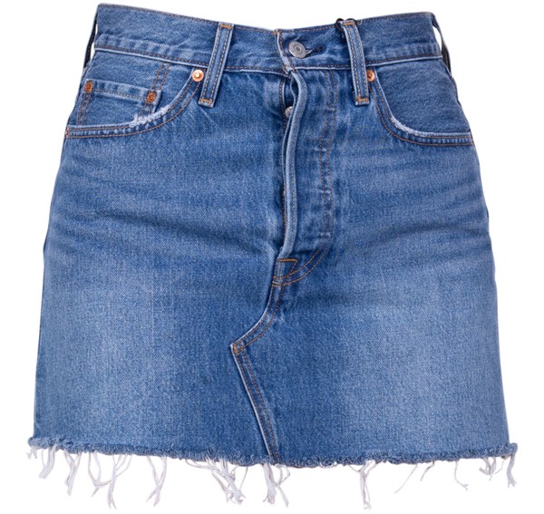 levi's deconstructed skirt middle man