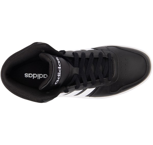 hoops mid leather mens trainers