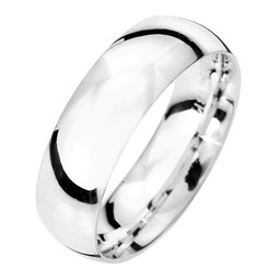 Förlovningsring i äkta silver 6mm