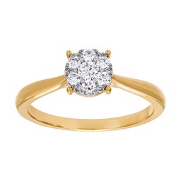 Diamantring i 18K guld Diamantring i 18K guld