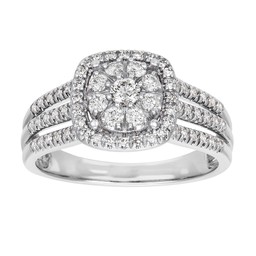 Diamantring i 18K guld Diamantring i 18K guld