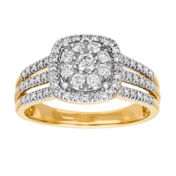 Diamantring i 18K guld Diamantring i 18K guld