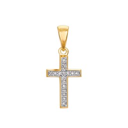 Diamanthänge i 18K guld - Kors