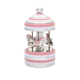 Speldosa karusell Macaron rosa