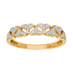 Diamantring i 18K guld med flera diamanter Diamantring i 18K guld med flera diamanter