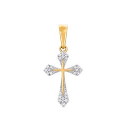 Diamanthänge i 18K guld - Kors
