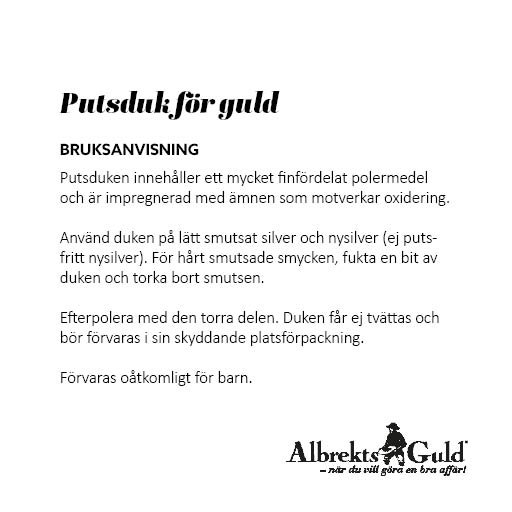 Putsduk för guld