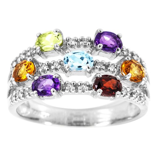 Diamantring i 18K guld