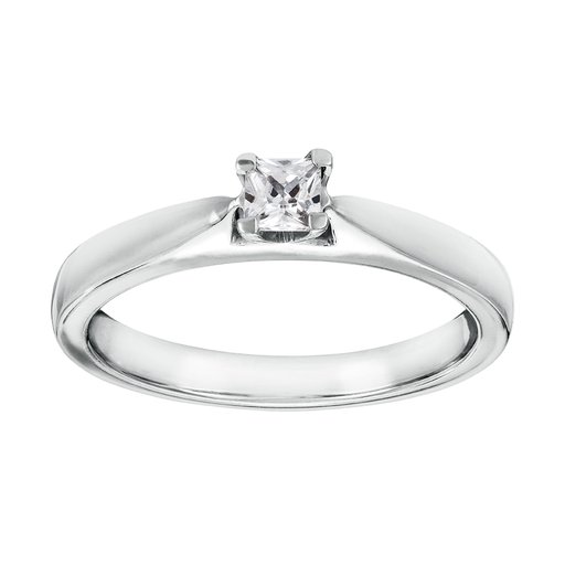 Diamantring i 18K guld