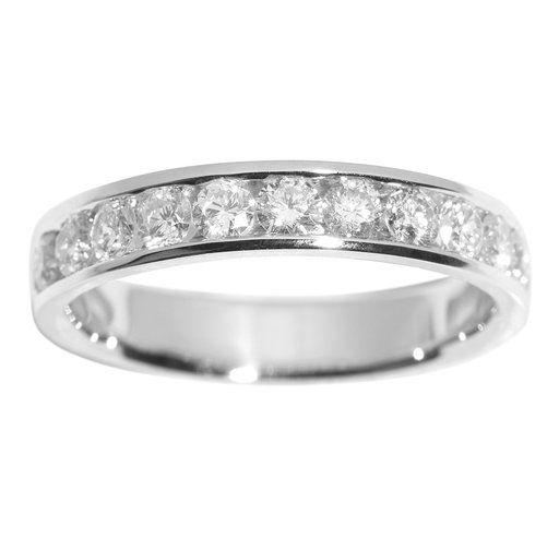 Diamantring i 18K guld