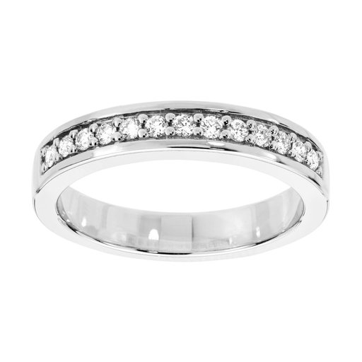 Diamantring i 18K guld